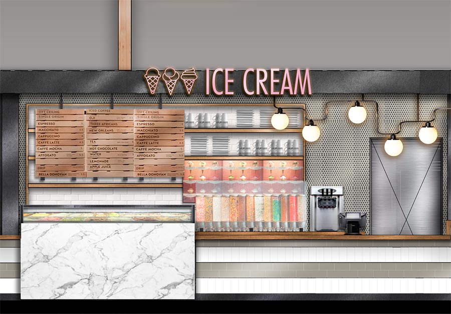 Ice Cream vendor rendering