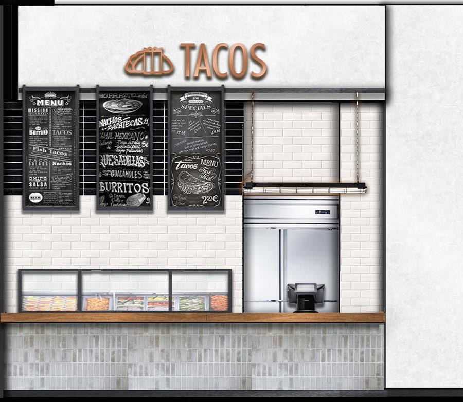 Tacos vendor rendering